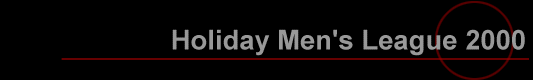 Holiday Men's League 2000